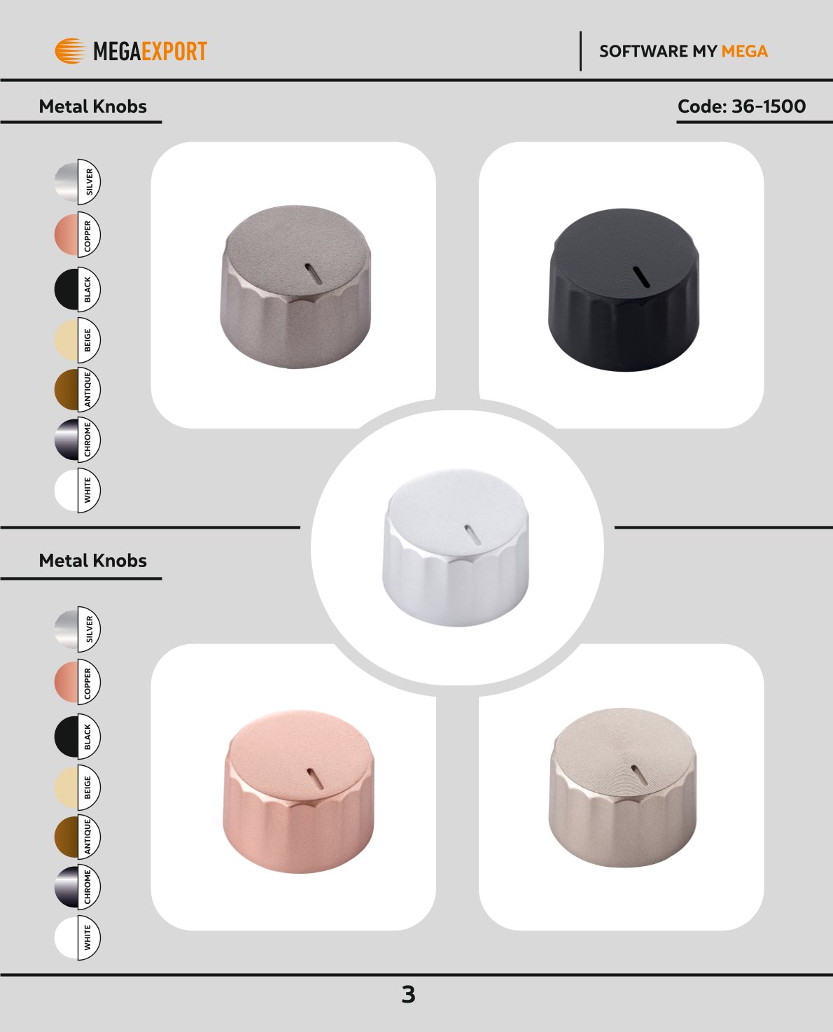 Metal Ocak ve Fırın Düğmeleri