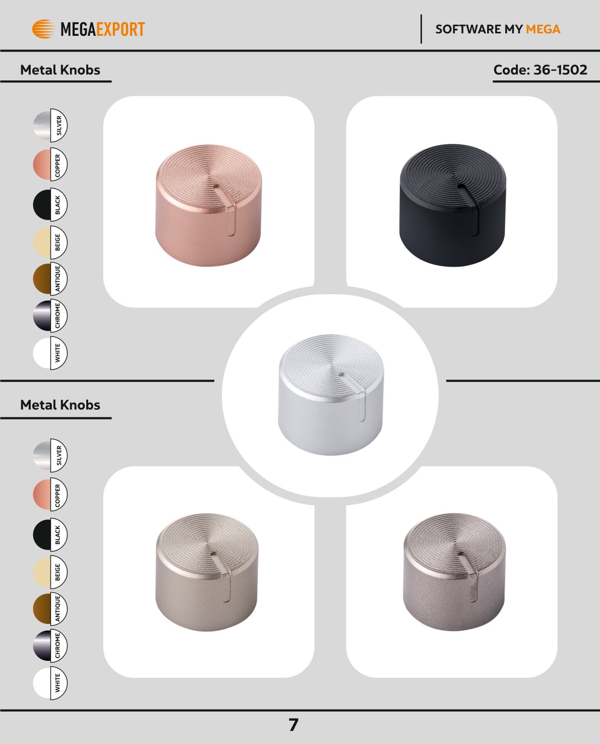 Metal Ocak ve Fırın Düğmeleri