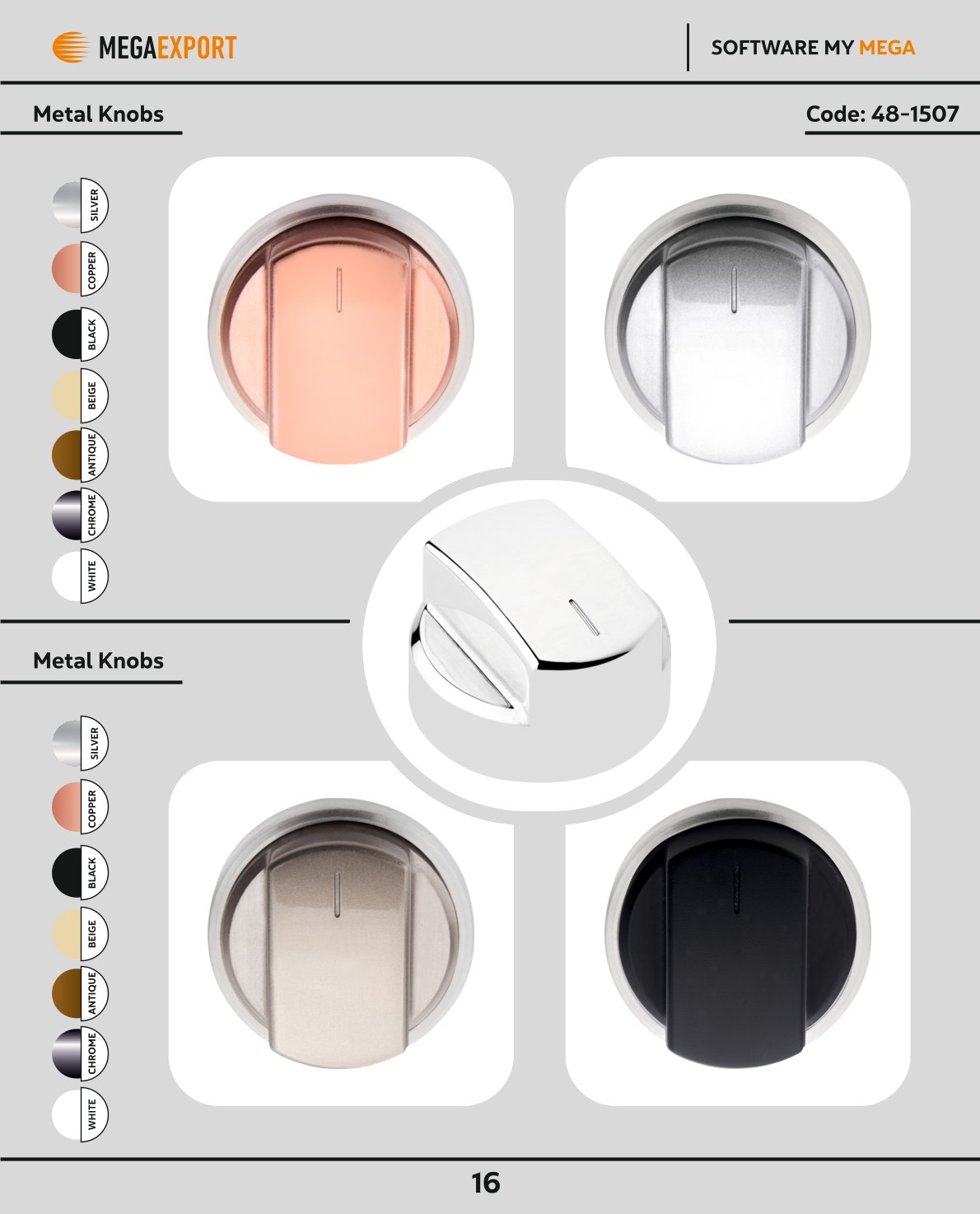 Metal Ocak ve Fırın Düğmeleri