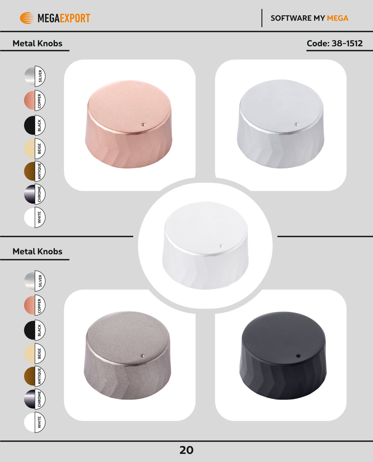 Metal Ocak ve Fırın Düğmeleri